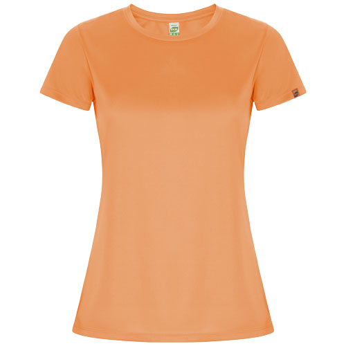 T-shirt sport 135g à personnaliser manches courtes femme Imola Roly orange fluo